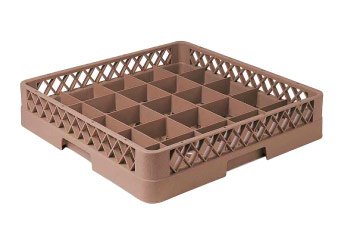 25 Compartment Glass Rack
