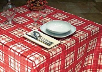 Table Cloth Stain Resistant Printed 1435