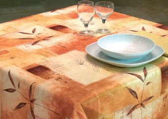 Table Cloth Stain Resistant Printed 1317