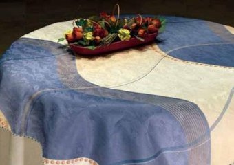 Table Cloth Stain Resistant Printed 599
