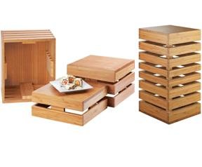 Bamboo Crate Risers