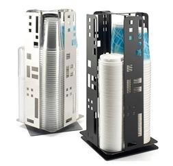 Square Revolving Cup and Lid Dispenser