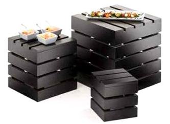 Midnight Square Crate Risers