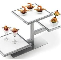 One by One Tiered Riser with Shelves