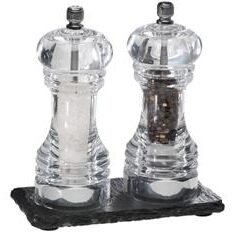 Salt & Pepper Mill with Tray
