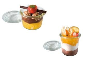 Weck Glass with Lid for Desserts