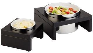 Cooling Bowl with Stand Black