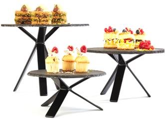 Buffet Stand Metal with Black Anti-Side Coating
