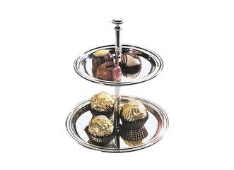 2 Tier Stand mirror polished finish, easy to assemble