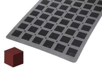 1715.60 54pcs Cube moulds 45 mm 60*40cm