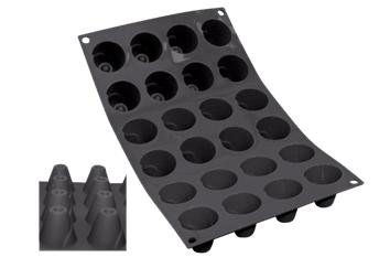 1997.03 24 small "Décor" cone moulds