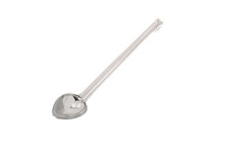 Stainless steel one-piece basting spoon