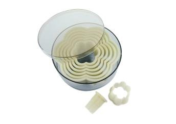 Flower Pastry Cutter Set of 8 Food Grade Plastic