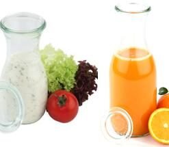 Weck Bottles with Lid