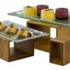 Set of 3 Dark Bamboo Riser
