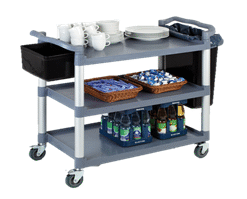 3 Tier Plastic Trolley