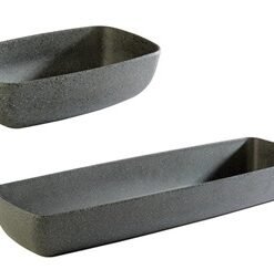 Frida Rectangle Stone Bowl Melamine