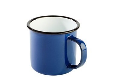 Beaker Enamelware Blue/Black