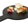Natural Slate Round Tray 2pcs Set