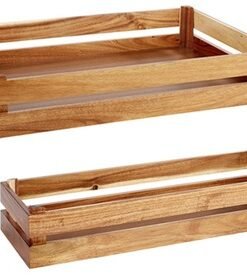 Acacia Crates Natural