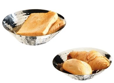 Bread/Fruits Basket Mirror Polished Finish