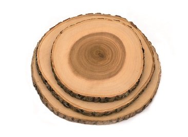 Round Bark Platter