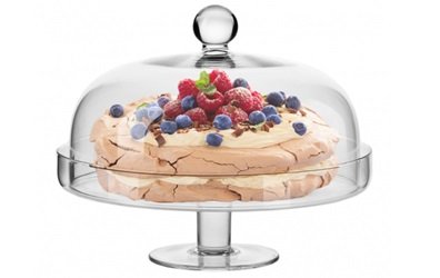 Cake Stand with Dome Cover Glass