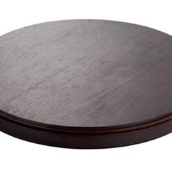 Round Wood Tray Double Seamed