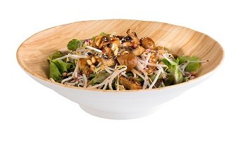Bamboo Round Bowl Melamine
