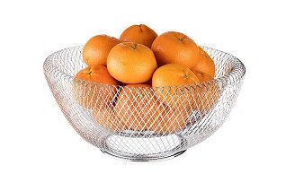 Wire Basket Metal Chrome