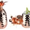 Barrel Cup Pineapple Copper Look