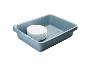 Tote Box Grey Plastic