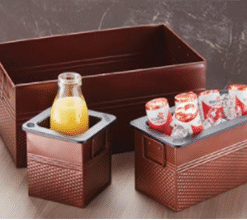 Natural Galvanized Cups and Tubs