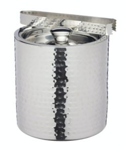 Hammered Stainless Steel Ice Bucket