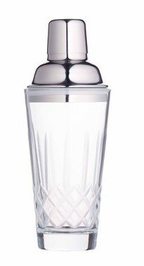 Cut Glass Cocktail Shaker