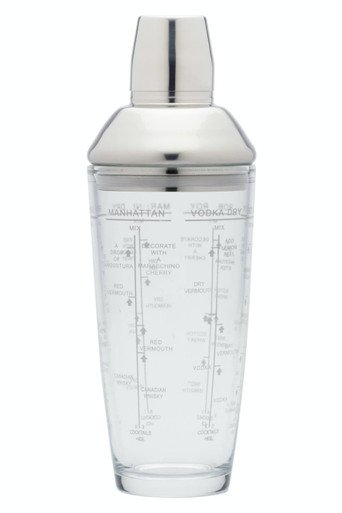 Glass Boston Cocktail Shaker